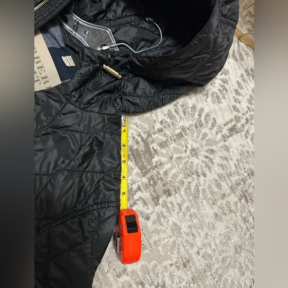 Burberry Brit Black and Gold Quilted Jacket with Hood - Picture 13 of 17